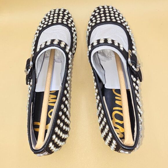 Sam Edelman Michaela Gem Mary Jane Flats embellishments rhinestones Size: 7.5M - Picture 5 of 10